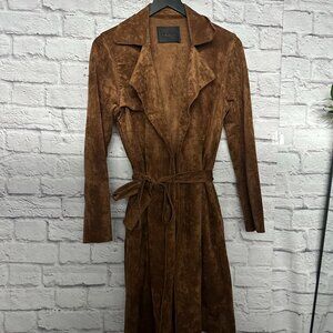 BLANKNYC Suede Trench Coat